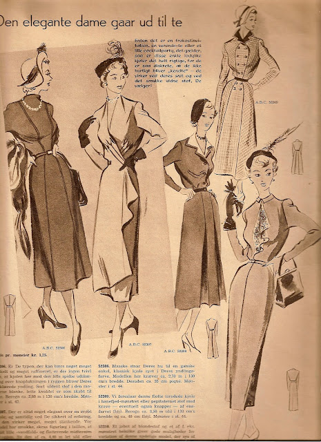 {The Dandelion Chronicles}: 1950s Vintage Fashion Illustrations