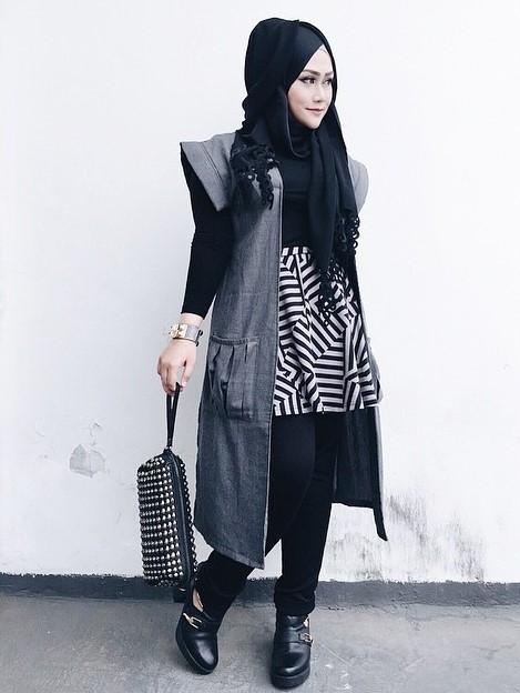 model hijab remaja casual model hijab remaja casual
