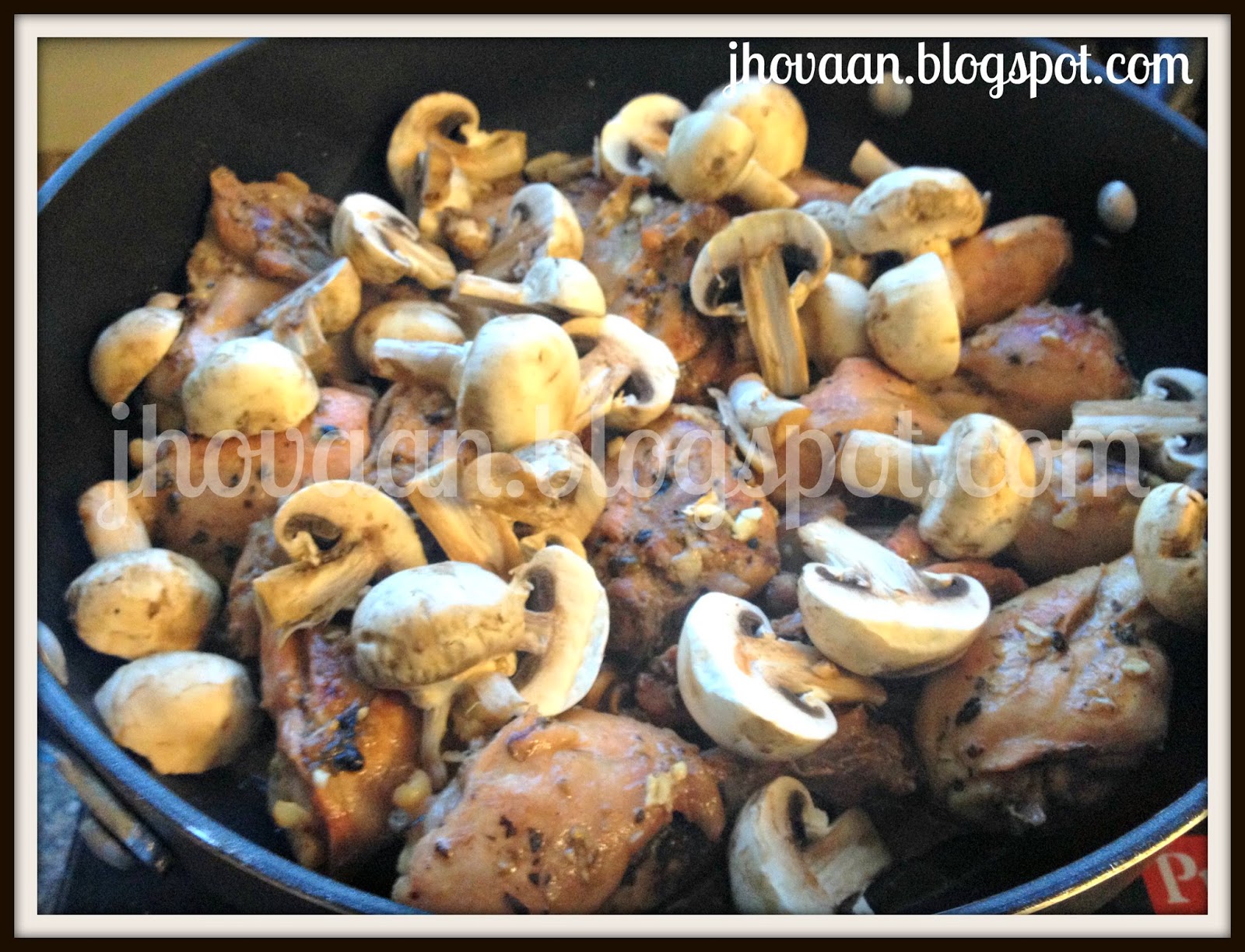 Jhovaan Meal (in Konkani) Recipe Stovetop Chicken and Mushrooms