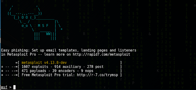 metasploit framework msfconsole