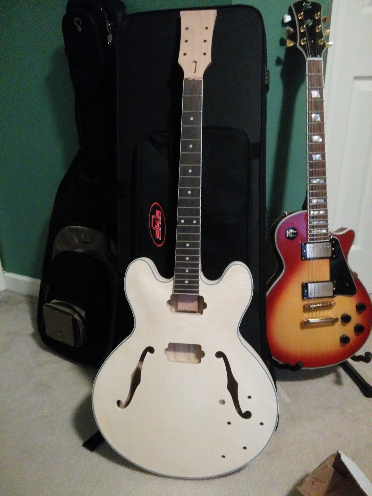 [Mattwins] DIY Semi Hollow 335 Guitar Kit Built Part I