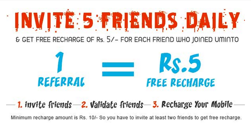 Uminto Get Rs5