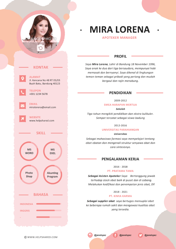 contoh-cv-lamaran-kerja-unik-3-curriculum-vitae Contoh CV Lamaran Kerja Unik 3 Curriculum Vitae