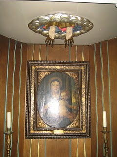 Christ S Feet Hanging Out Of The Ceiling Ascension Statue