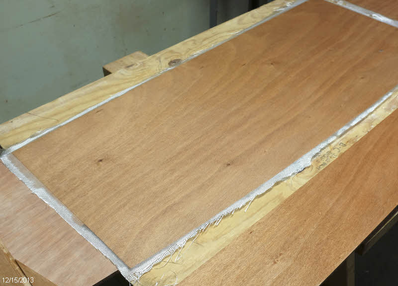 SCAMP 243 Sanding, epoxy, and fiberglass work