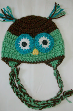 Baby Owl Newborn Hat