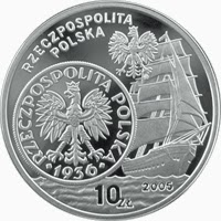 HISTORY OF POLISH ZLOTY SAILING VESSEL MINT COMMEMORATIVE COIN OF POLAND