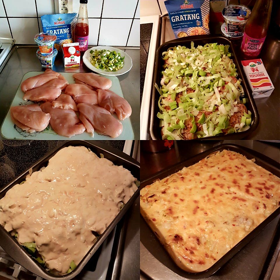  Karins Kök Sweet chili chicken Kyckling i sweet chili sås.