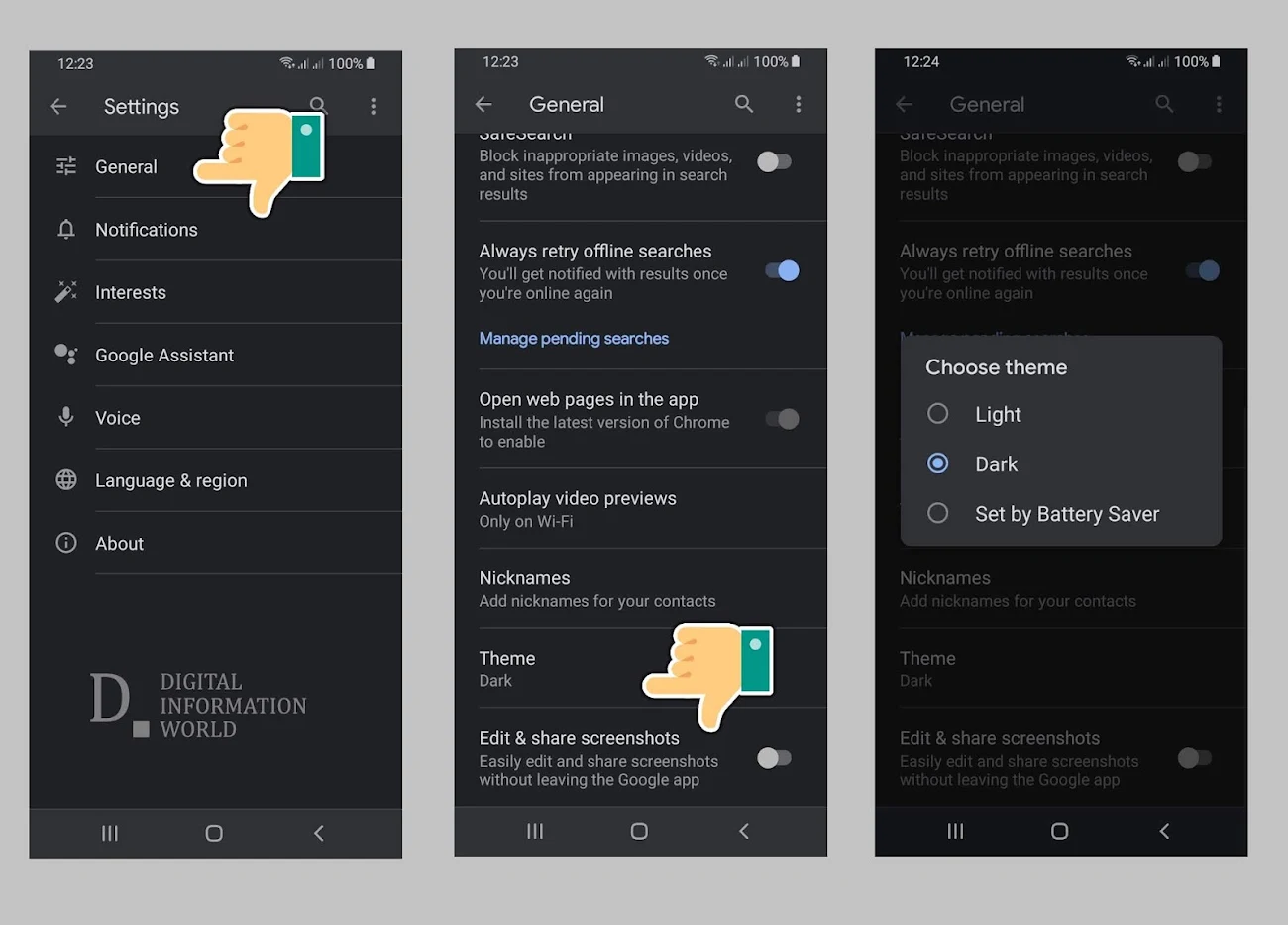 Finally you can use Google Search App in Dark Mode on Android Devices