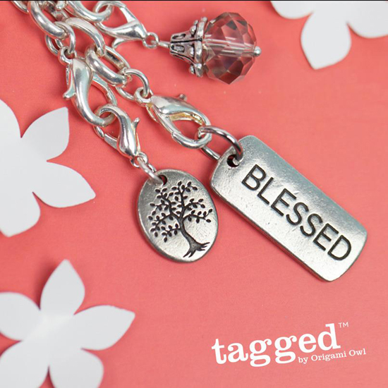 Blessed Tree of Life Tagged Necklace by Origami Owl from StoriedCharms.com