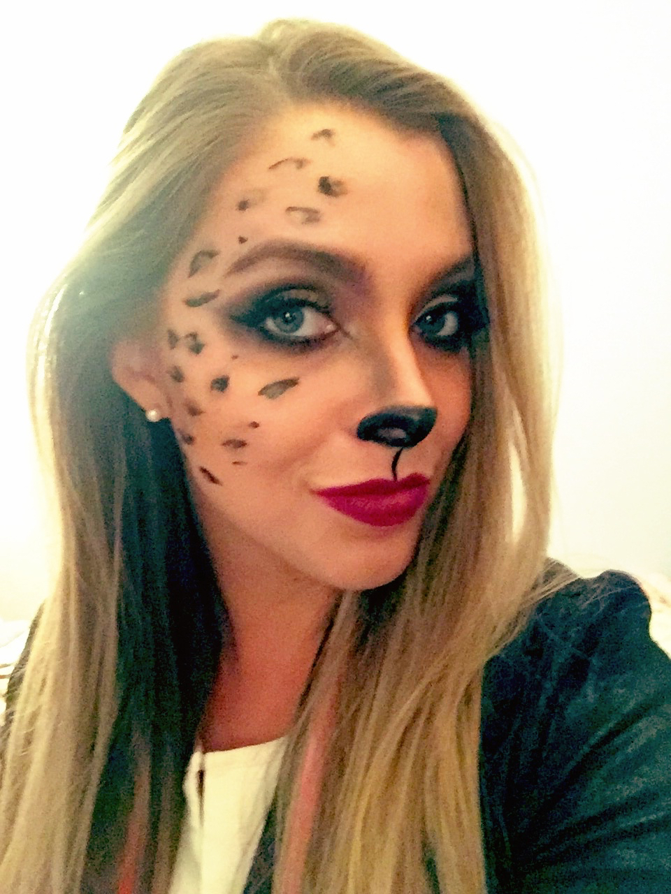 cheetah halloween makeup