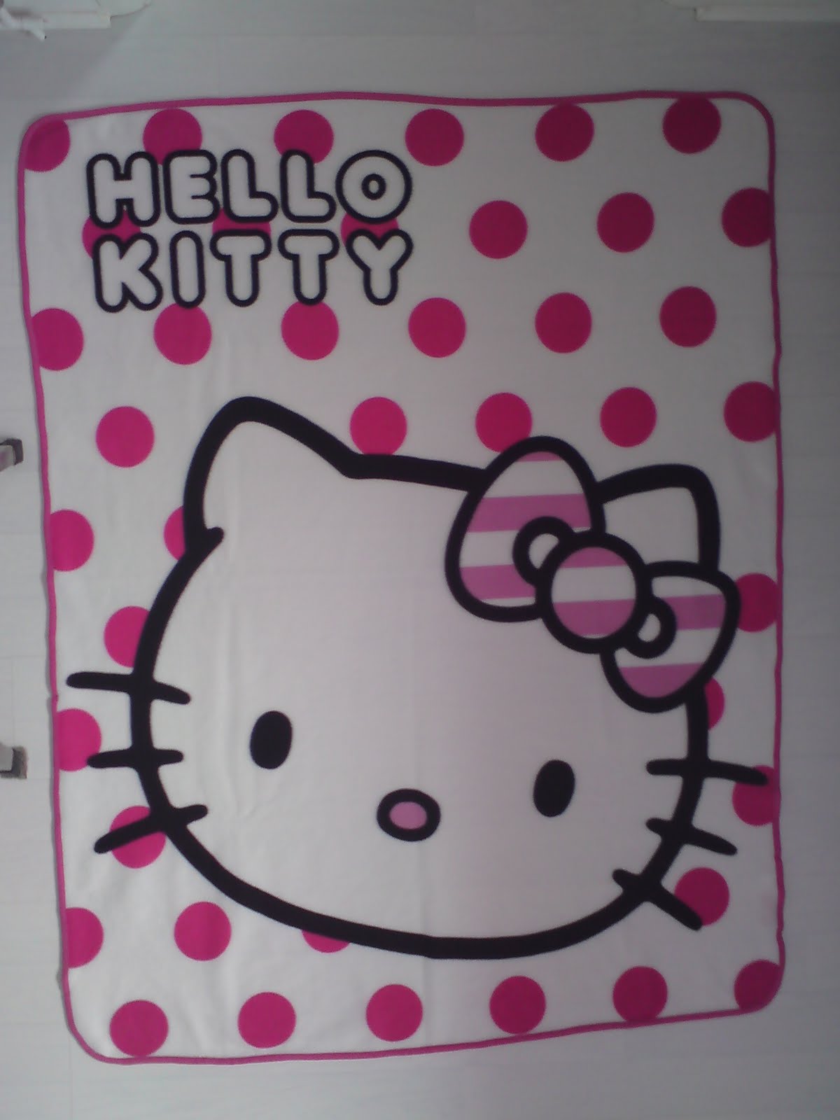 SONNY RECORDS Hello Kitty Fleece Blanket. Candy spot. eBay UK