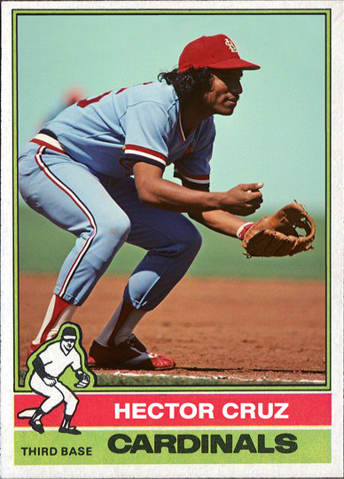 WHEN TOPPS HAD (BASE)BALLS!: NOT QUITE MISSING IN ACTION- 1976 HECTOR CRUZ