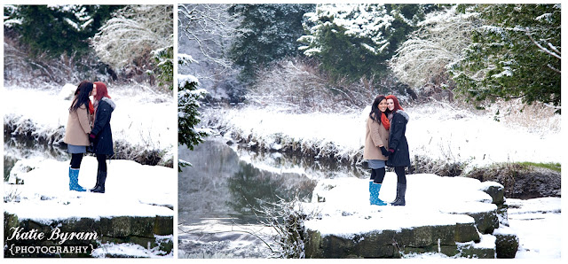 jesmond dene, jesmond dene house, jesmond dene wedding, newcastle wedding photographer, same-sex couples, lesbian wedding, gay weddings, civil partnerships, civil partnership photographer, newcastle wedding photography, waterfall photograph, romantic couples photoshoot, winter engagement shoot, engagement photoshoot,e-shoot, quirky wedding photography