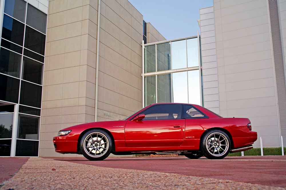 niskie, sportowe, zawieszenie, Nissan Silvia