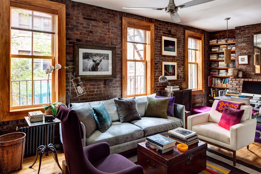 Interiors Rustic Apartment New York Cool Chic Style Attitude