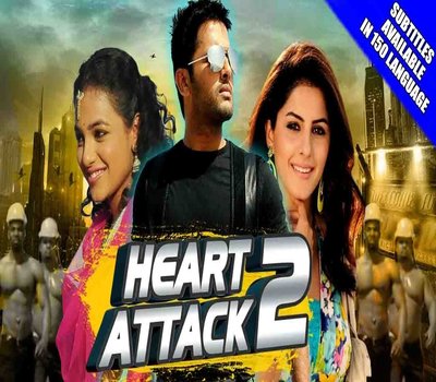Heart Attack 2 (2018) Hindi Dubbed 480p HDRip