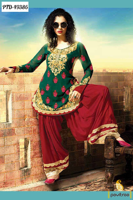 Stylish Punjabi Patiala Dresses Collection For Rainy Season
