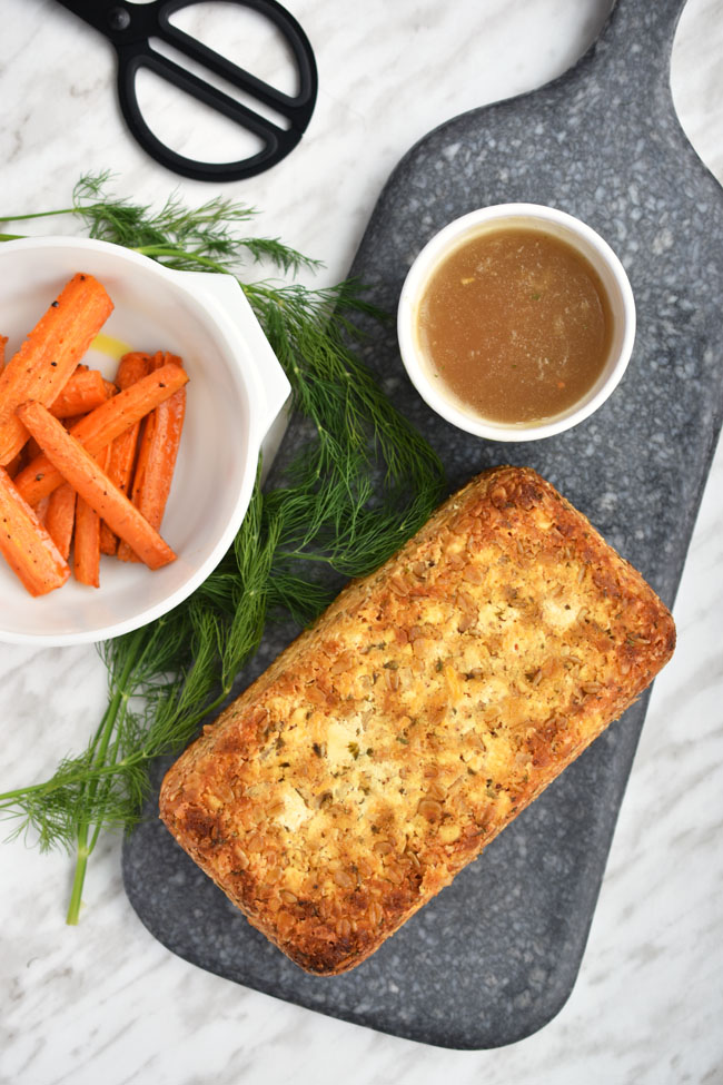 Woman in Real Life Easy Cheezy Tofu Loaf (Vegan, GlutenFree Option)