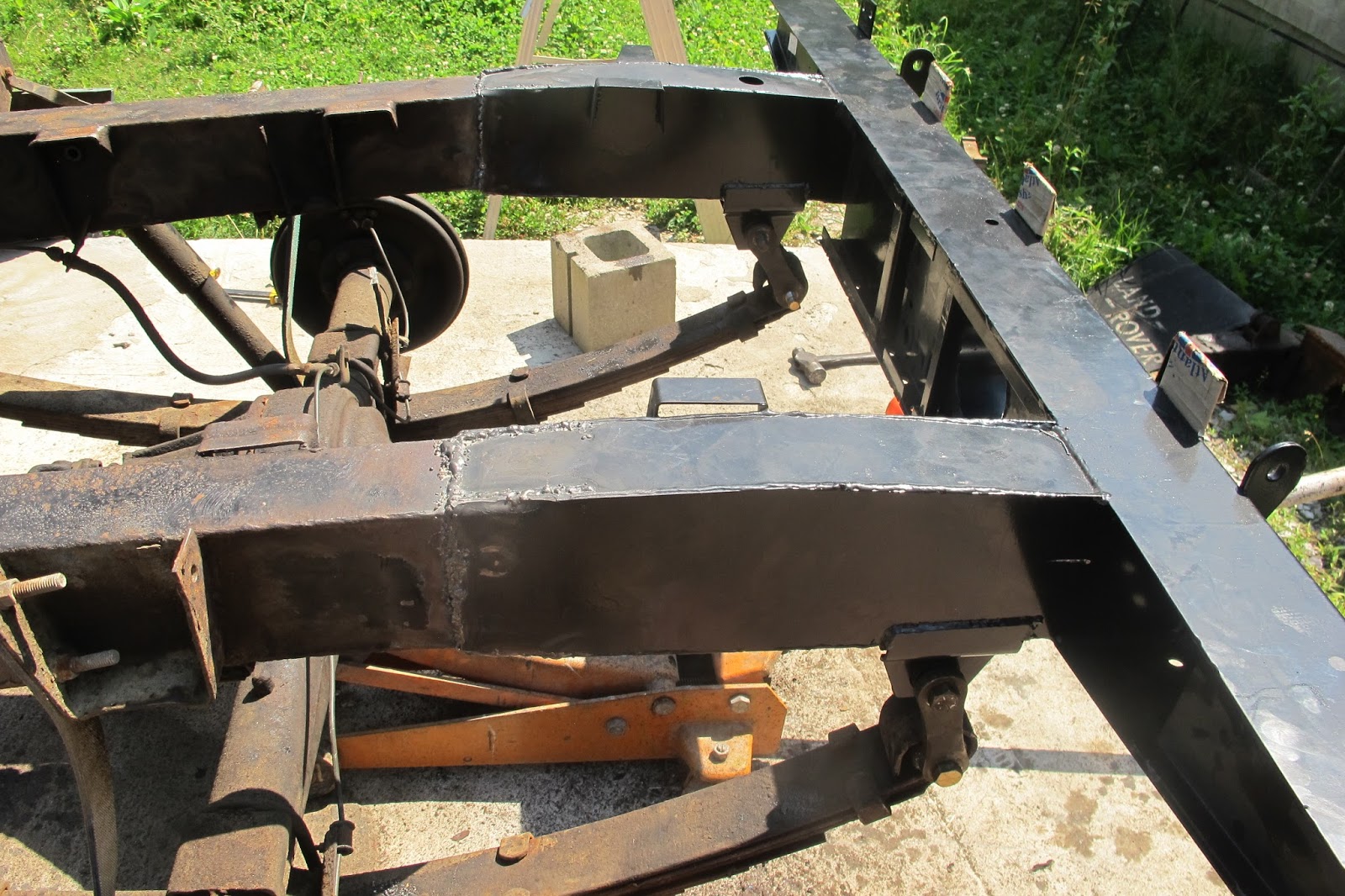 Land rover series rear crossmember best sale