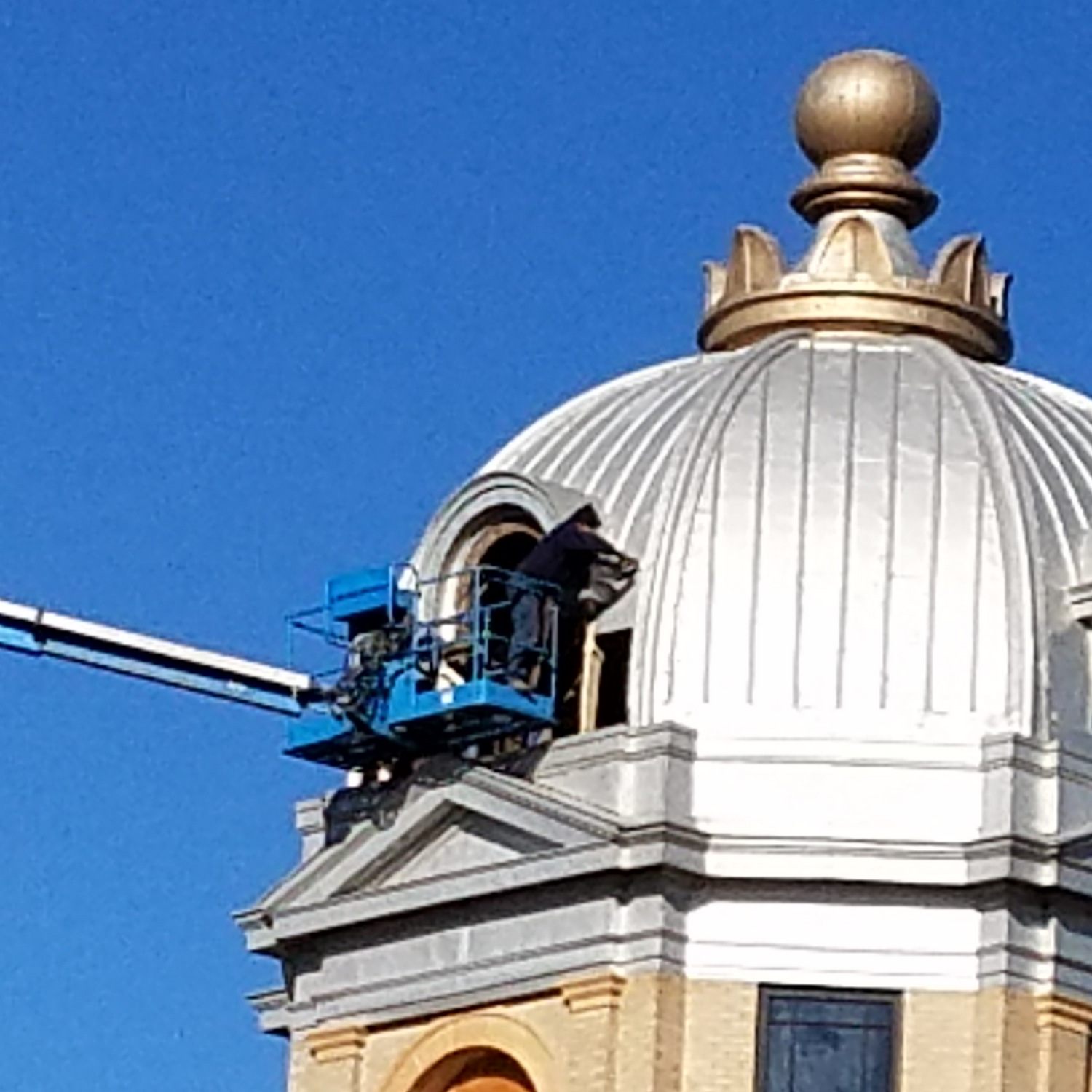 Carrington, North Dakota Working at the Top of the Foster County