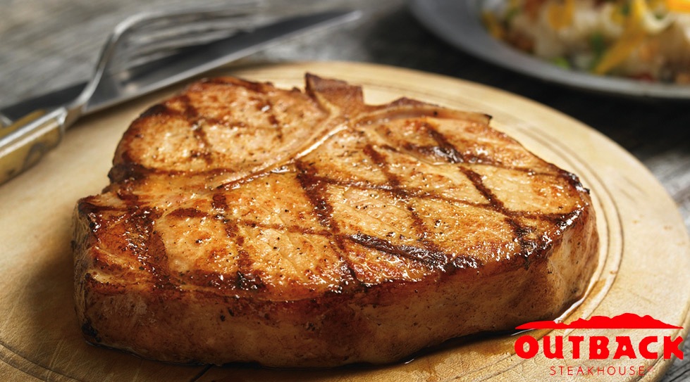 Earl Cooks Etc. Earl Eats Porterhouse Pork Chop at Outback