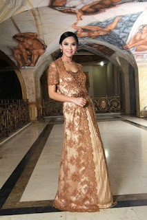 Model Kebaya Gaun Lengan Pendek Model Kebaya Gaun Lengan Pendek