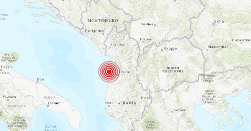 Terremoto en Albania de Magnitud 6.4 (Hoy Lunes 25 Noviembre 2019) Sismo - Temblor - Epicentro - Shijak - USGS - www.earthquake.usgs.gov Terremoto en Albania de Magnitud 6.4 (Hoy Lunes 25 Noviembre 2019) Sismo - Temblor - Epicentro - Shijak - USGS - www.earthquake.usgs.gov