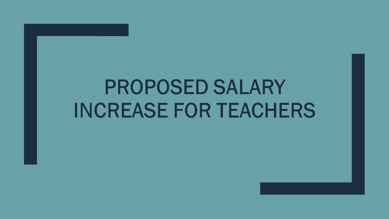 Proposed Salary Increase For Teachers Depedtambayanph