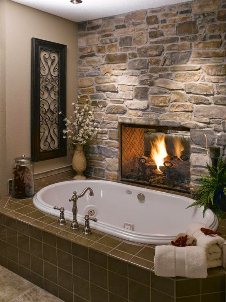 Bathroom-Fireplace