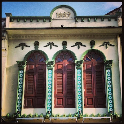 Shutters on 2nd floor window, Thalang Road