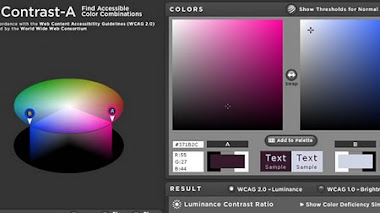 Combinaciones de colores web accesibles