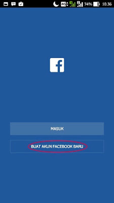 Facebook4 cara buat akun FB via android Facebook4 cara buat akun FB via android