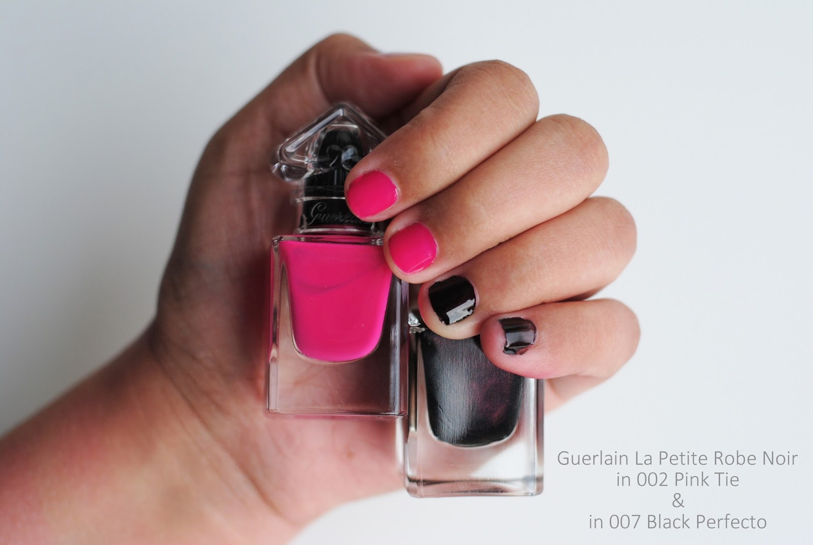 la petite robe noire guerlain lipstick nail polish swatches