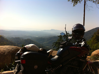 Motorbike riding in North Thailand