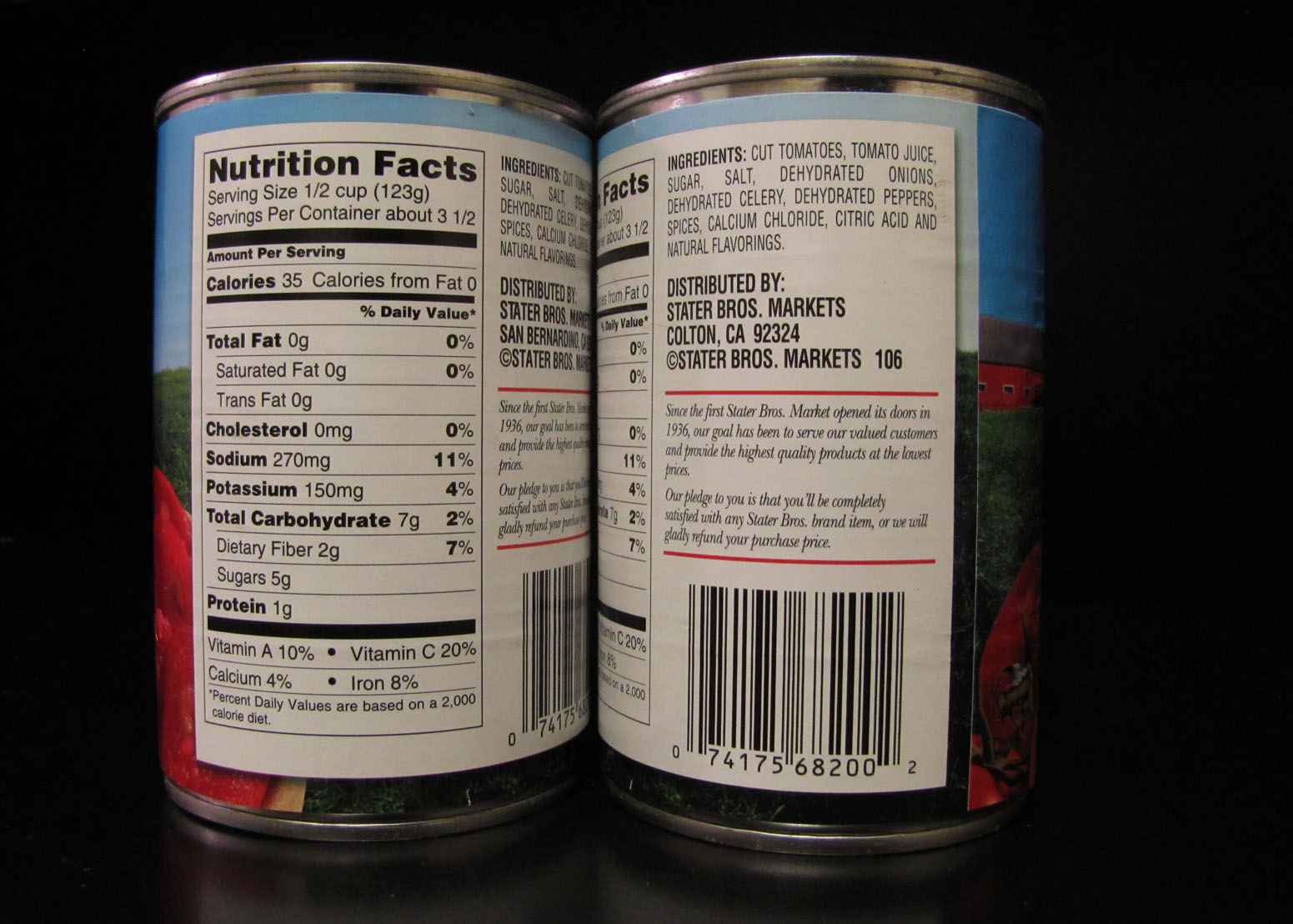 Smells Like Food in Here Stater Bros. Sliced Stewed Tomatoes