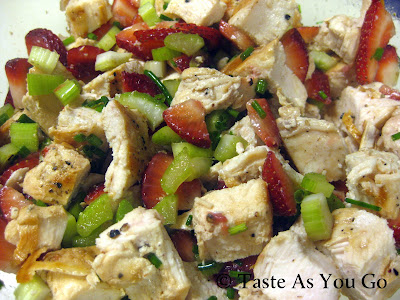 Strawberry Chicken Salad - Photo by Michelle Judd of Taste As You Go
