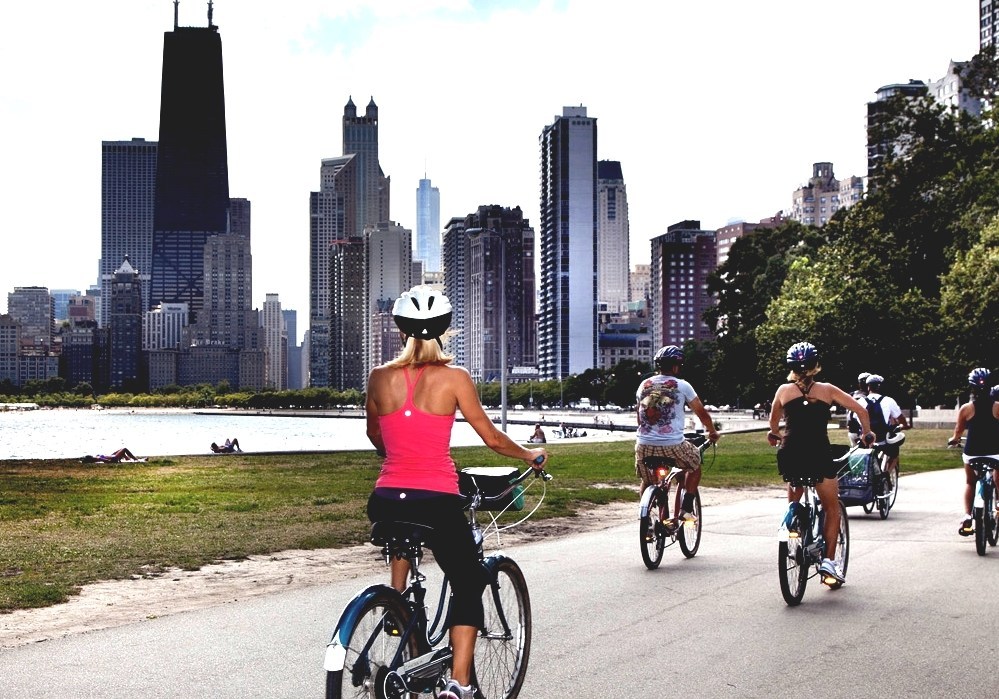 Chicago Lakefront Trail Lake Shore Drive Bike Path