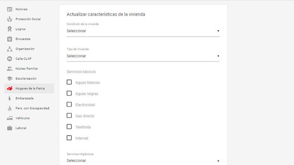 Sistema Patria Implementa nueva Opción para actualizar datos sobre sus viviendas en la pestaña Hogares de la Patria Sistema Patria Implementa nueva Opción para actualizar datos sobre sus viviendas en la pestaña Hogares de la Patria