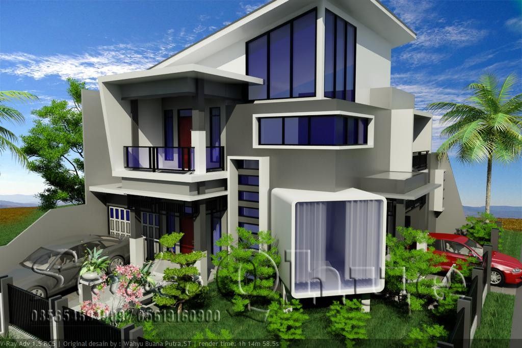 Contoh Rumah Minimalis 3 Lantai Modern