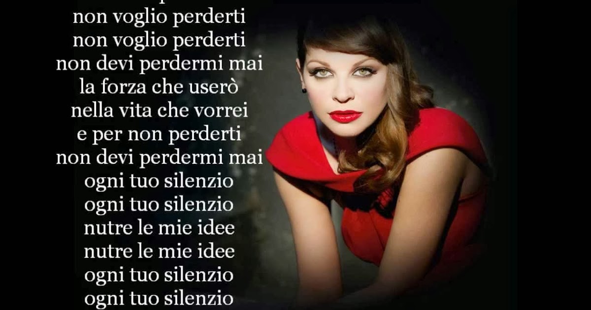 non devi perdermi