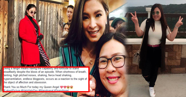 Fan Girl Thanked Angel Locsin For Being the Celebrity Who's Worth-Fangirling Over Fan Girl Thanked Angel Locsin For Being the Celebrity Who's Worth-Fangirling Over