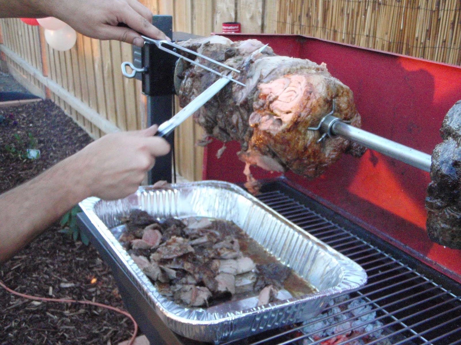 Outdoor cooking with charcoal What is gyros?