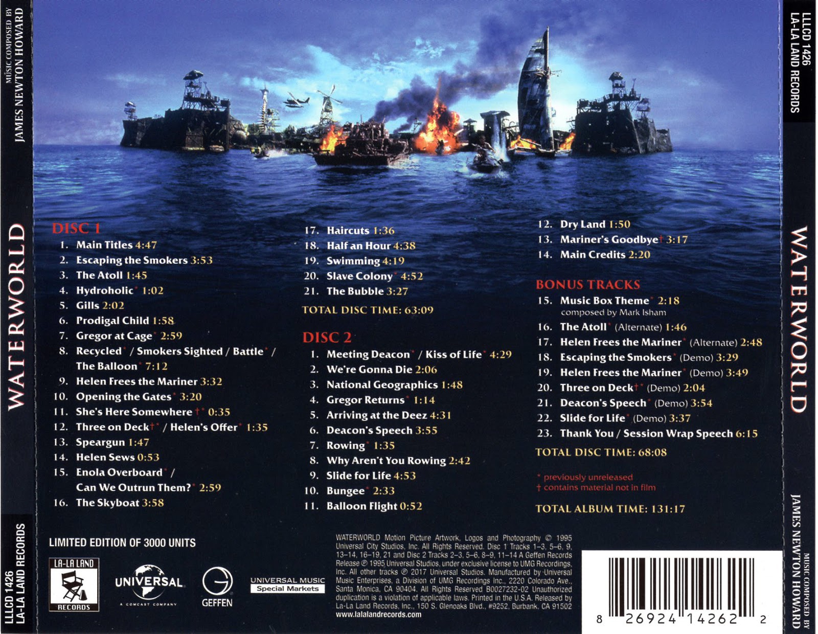 Soundtrack Covers Waterworld Expanded (James Newton Howard)