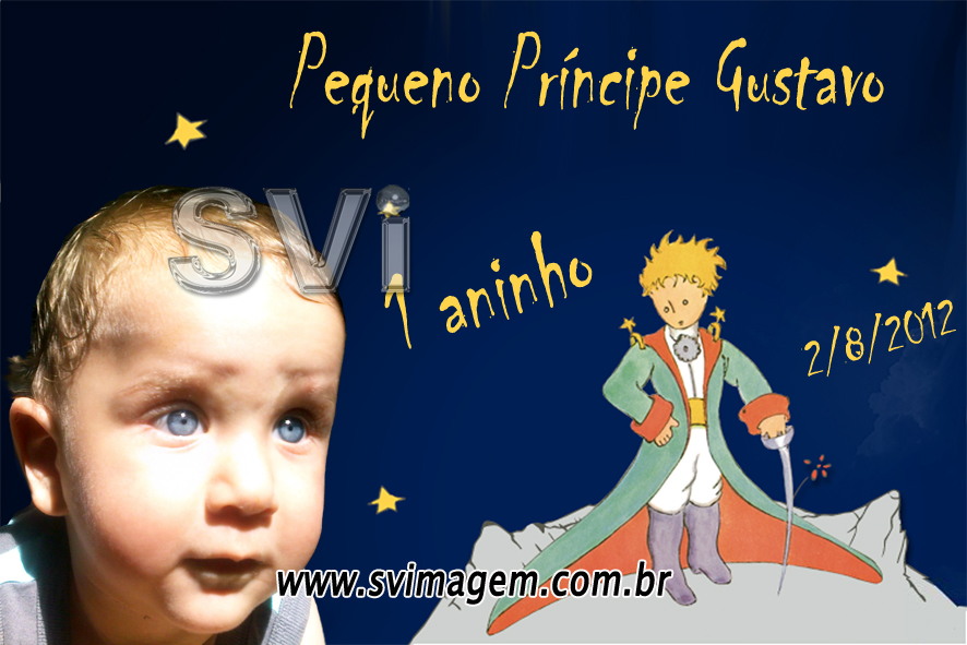 imã de geladeira personalizado no tema pequeno príncipe