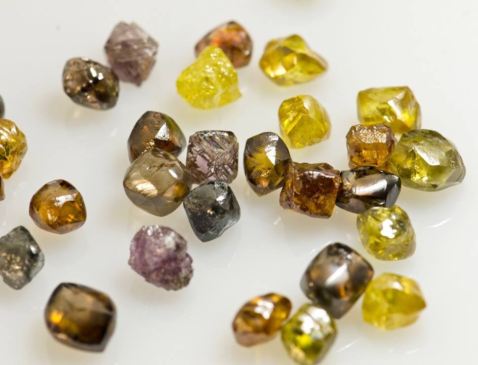 Fancy Diamonds Rough Uncut Chameleon Diamonds