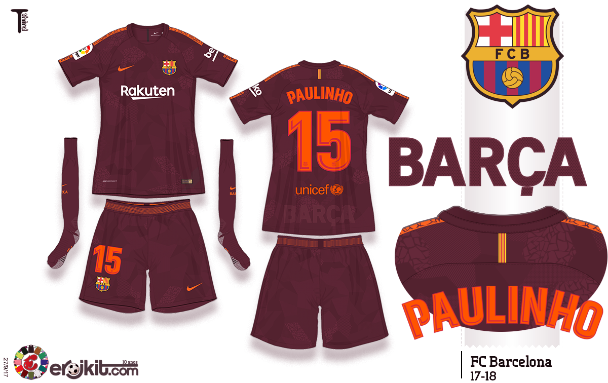 barcelona camisa vinho