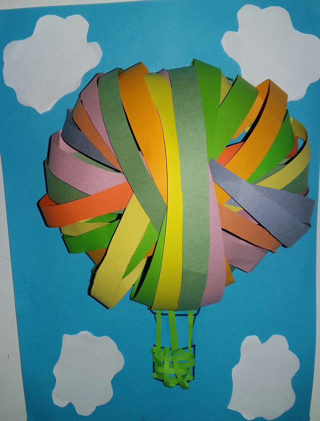 Ms. Forde's Classroom 3D Hot Air Balloons