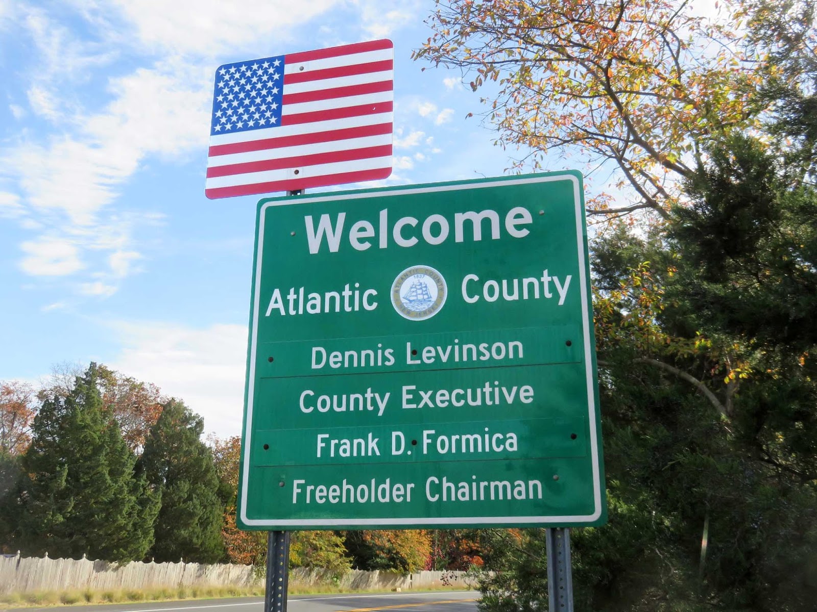 Geographically Yours Welcome: Atlantic County, New Jersey 