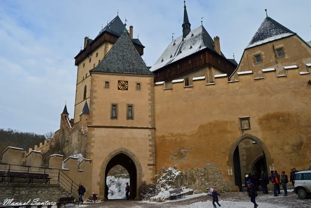 Karlštejn, castello Karlštejn, castello